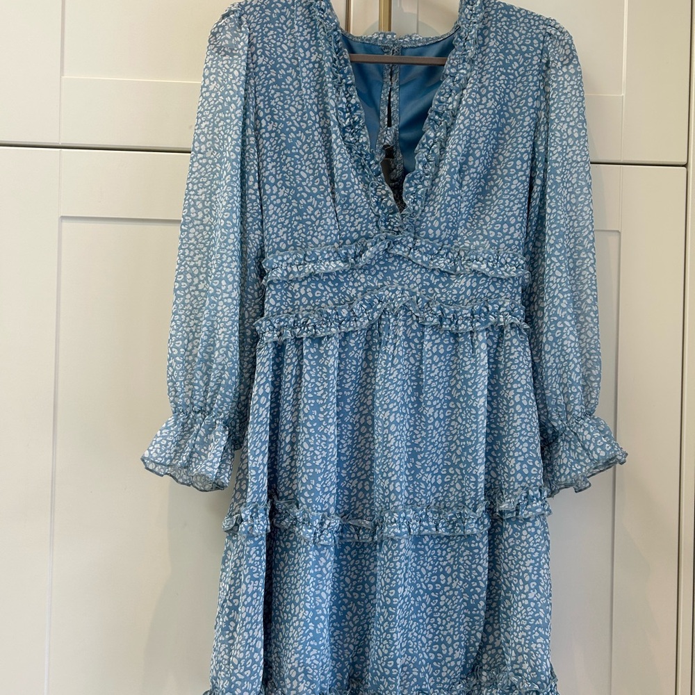 Blue Floral Dress